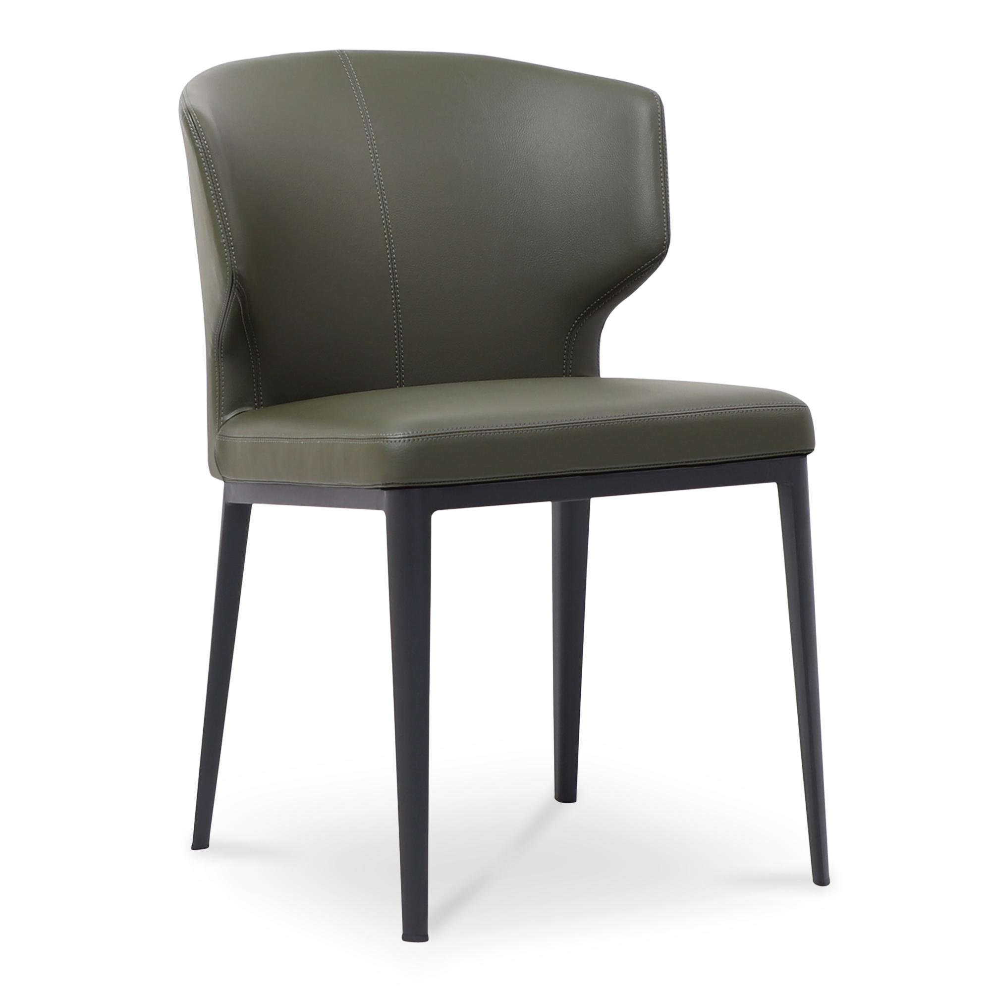 Delaney Dining Chair Dark Green-Set of Two 2 Delaney Dining Chair Dark Green-Set of Two - Image 2
