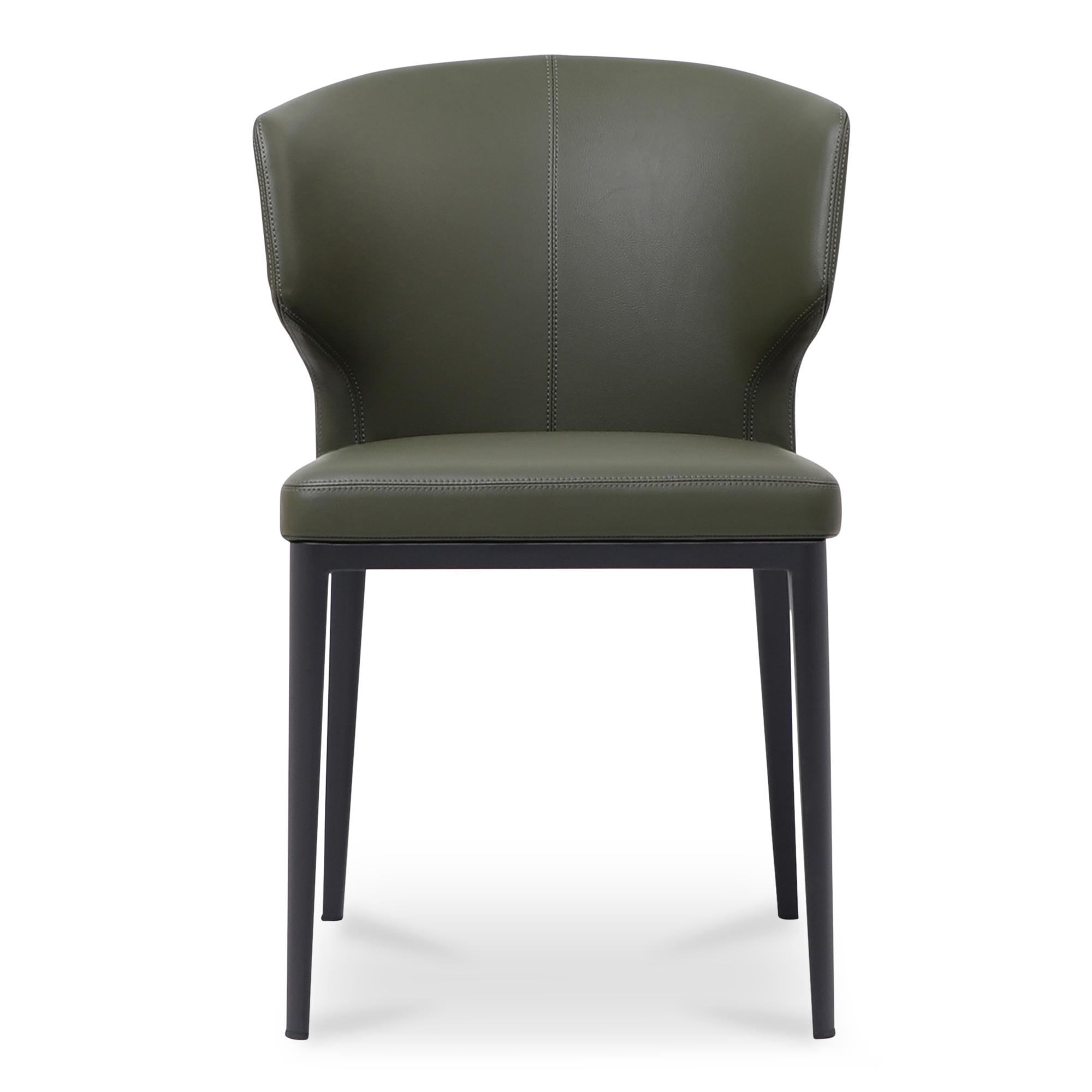 Delaney Dining Chair Dark Green-Set of Two 4 Delaney Dining Chair Dark Green-Set of Two - Image 4