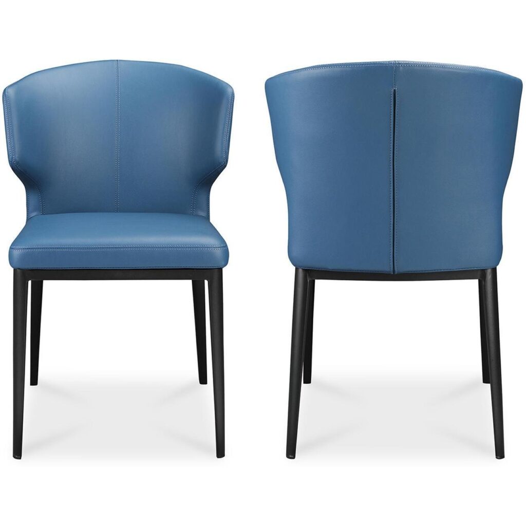 Delaney Side Chair Steel Blue (Set of 2) - Image 2