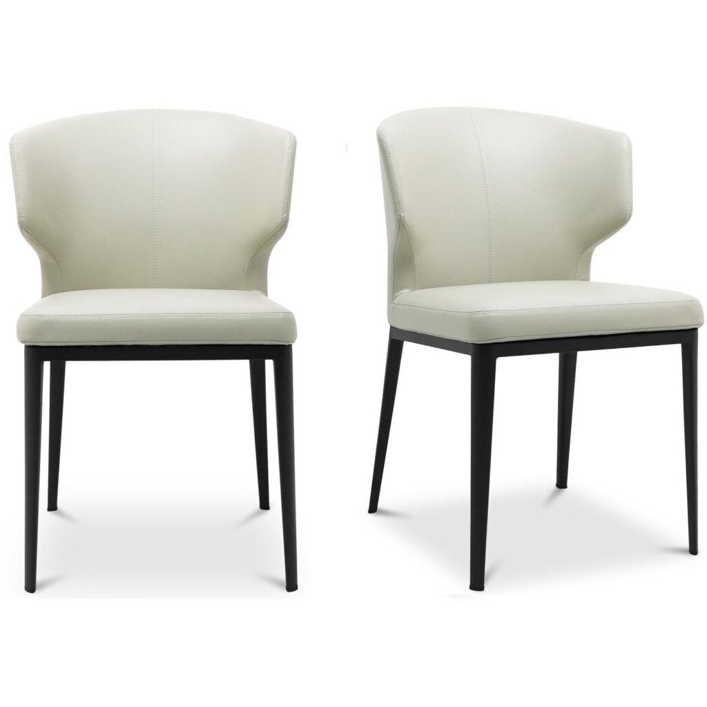 Delaney Side Chair Beige (Set of 2)