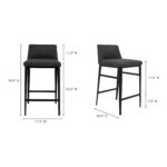 Baron Counter Stool Charcoal 13 Baron Counter Stool Charcoal EJ-1031-07 EJ 1031 07 70