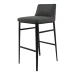 Baron Barstool Charcoal 10 Baron Barstool Charcoal EJ-1032-07 EJ 1032 07 03