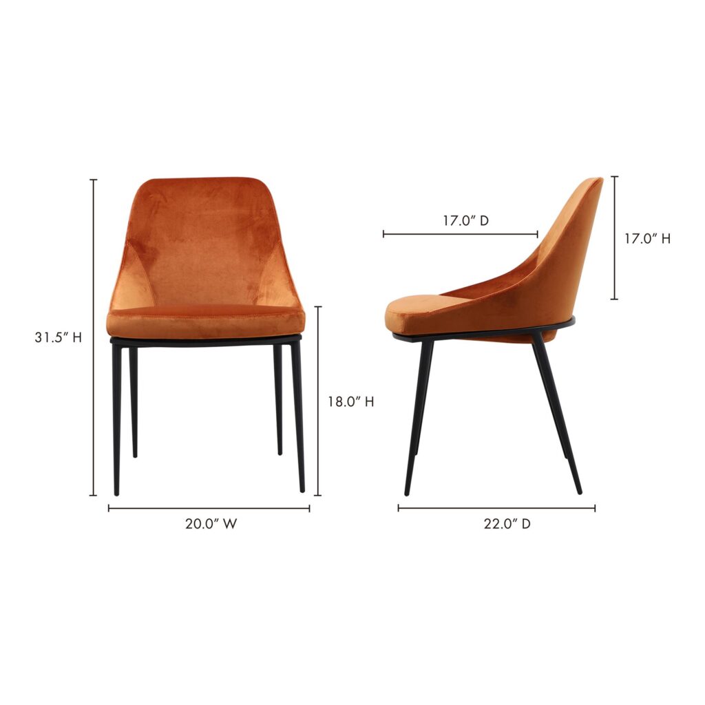 Sedona Dining Chair Amber (Set of 2) - Image 13