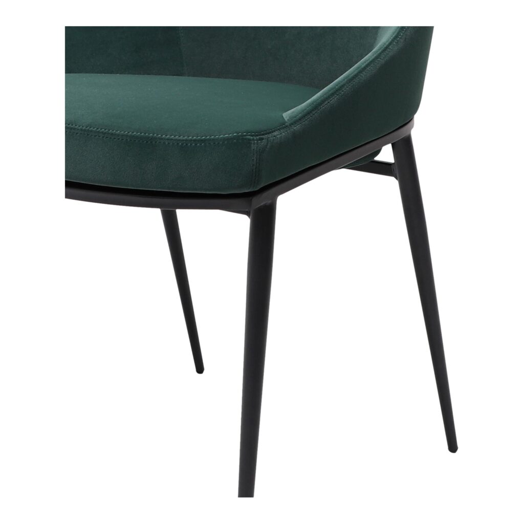 Sedona Dining Chair Green Velvet (Set of 2) - Image 9