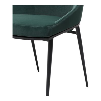 Sedona Dining Chair Green Velvet (Set of 2) EJ-1034-16 EJ 1034 16 05