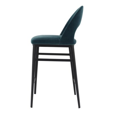 Roger Counter Stool Teal Velvet EJ-1036-36 EJ 1036 36 02