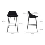 Shelby Barstool Black 17 Shelby Barstool Black EJ-1039-02 EJ 1039 02 70