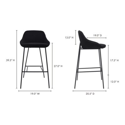 Shelby Barstool Black EJ-1039-02 EJ 1039 02 70