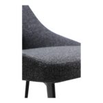 Tizz Dining Chair Dark Grey 11 Tizz Dining Chair Dark Grey EJ-1041-25 EJ 1041 25 04