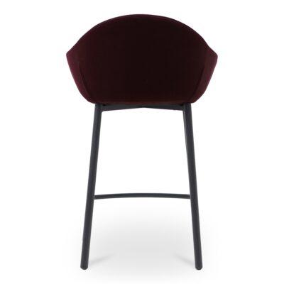 Emily Counter Stool Wine Velvet EJ-1046-38 EJ 1046 38 03