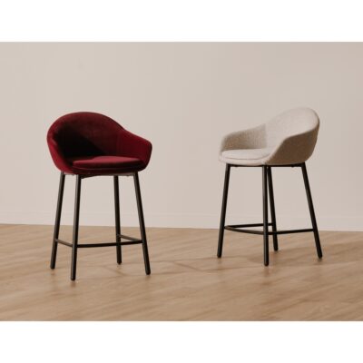 Emily Counter Stool Wine Velvet EJ-1046-38 EJ 1046 38 31