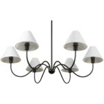 Whitney Chandelier Blackened Bronze EL-1003-02 EL 1003 02 Whitney bottom shadsilo