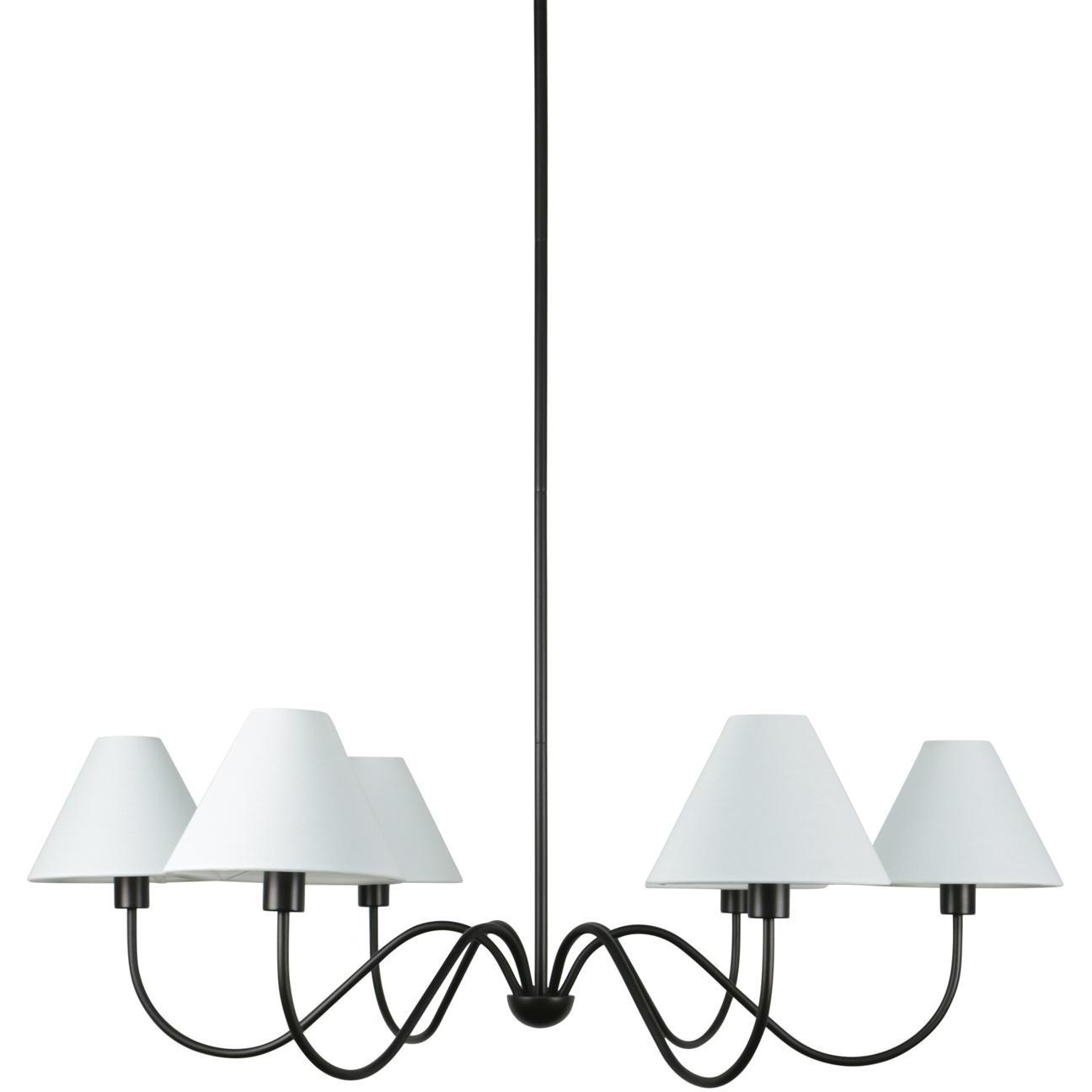 Whitney Chandelier Blackened Bronze