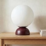 Ovi Table Lamp Deep Red 9 Ovi Table Lamp Deep Red EL-1004-22 EL 1004 22 10