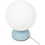 Ovi Table Lamp Light Blue 5 Ovi Table Lamp Light Blue EL-1004-45 EL 1004 45 Ovi side right shadsilo