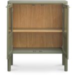 Hannah Cabinet Green 10 Hannah Cabinet Green EM-1005-16 EM 1005 16 Hannah front open shadsilo