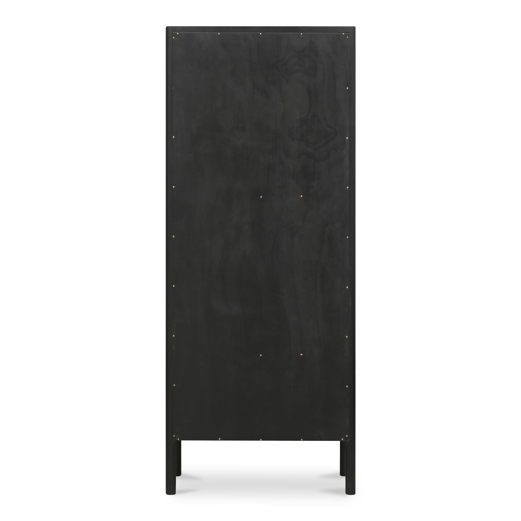 Hannah Tall Cabinet Black 5 Hannah Tall Cabinet Black - Image 5