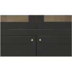 Hannah Tall Cabinet Black EM-1007-02 EM 1007 02 Hannah closeup01 shadsilo