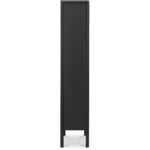 Hannah Tall Cabinet Black EM-1007-02 EM 1007 02 Hannah side right shadsilo