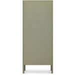 Hannah Tall Cabinet Green EM-1007-16 EM 1007 16 Hannah back shadsilo