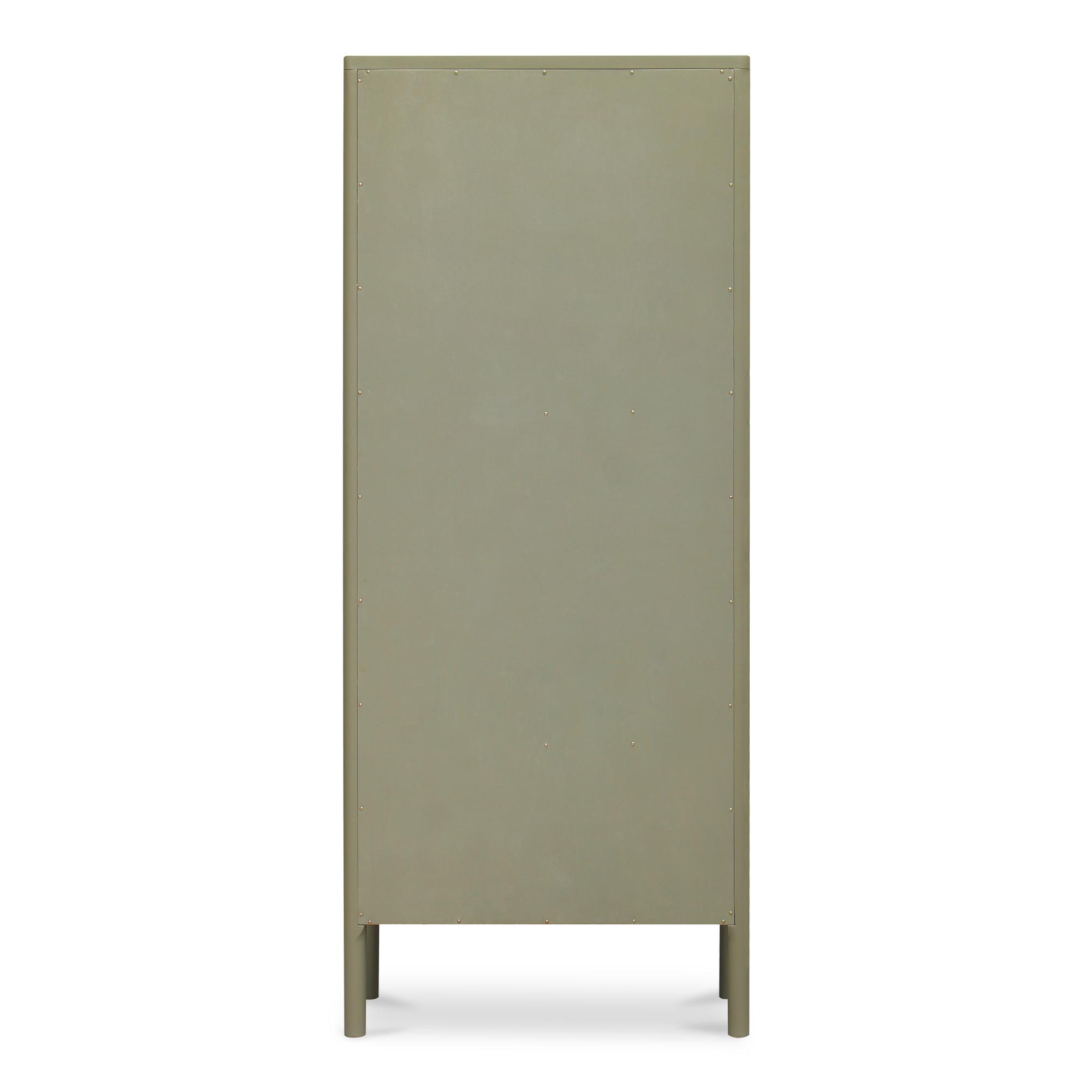 Hannah Tall Cabinet Green 5 Hannah Tall Cabinet Green - Image 5