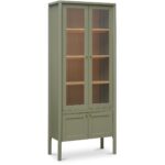Hannah Tall Cabinet Green EM-1007-16 EM 1007 16 Hannah diagR shadsilo