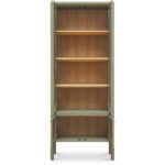 Hannah Tall Cabinet Green EM-1007-16 EM 1007 16 Hannah front open shadsilo