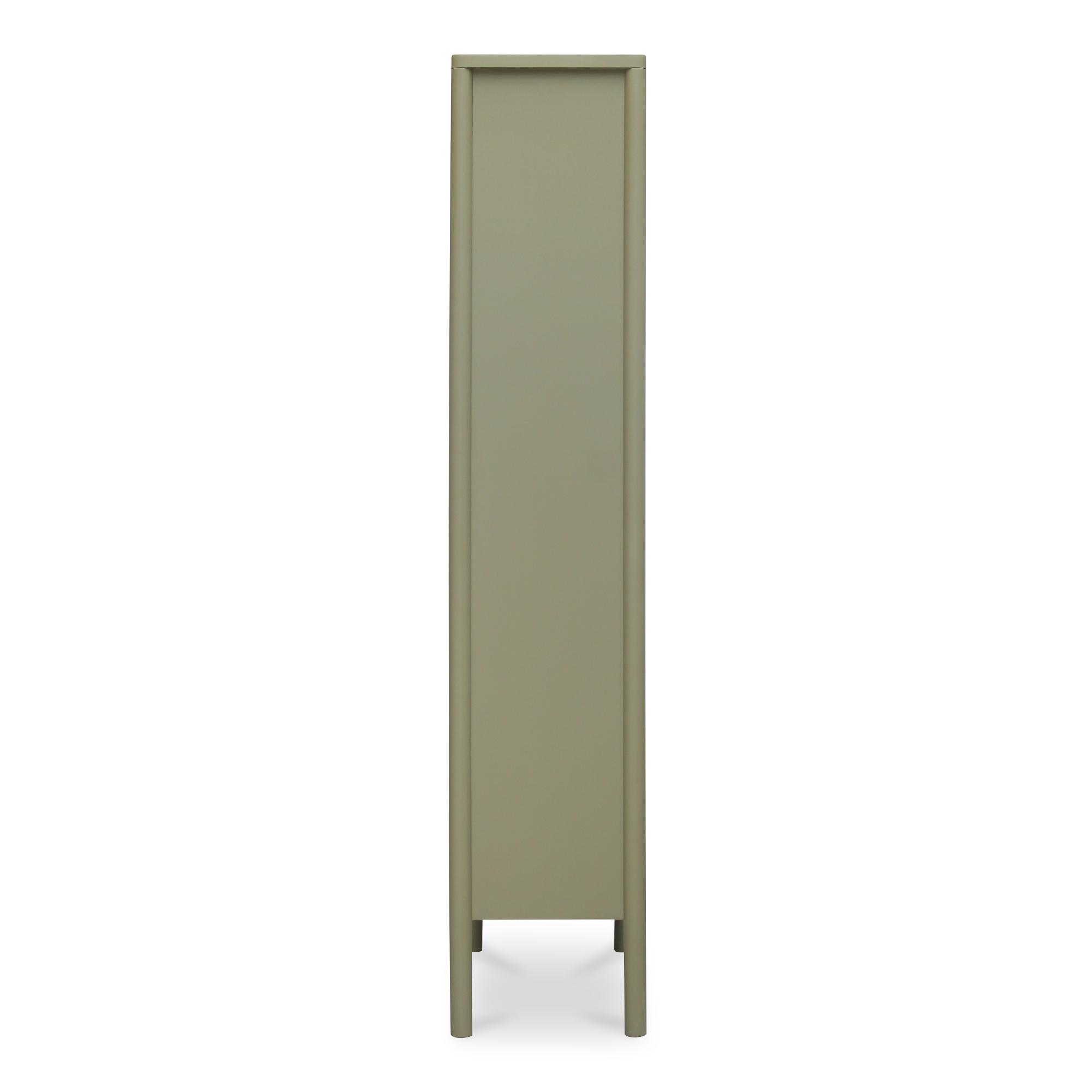 Hannah Tall Cabinet Green 3 Hannah Tall Cabinet Green - Image 3