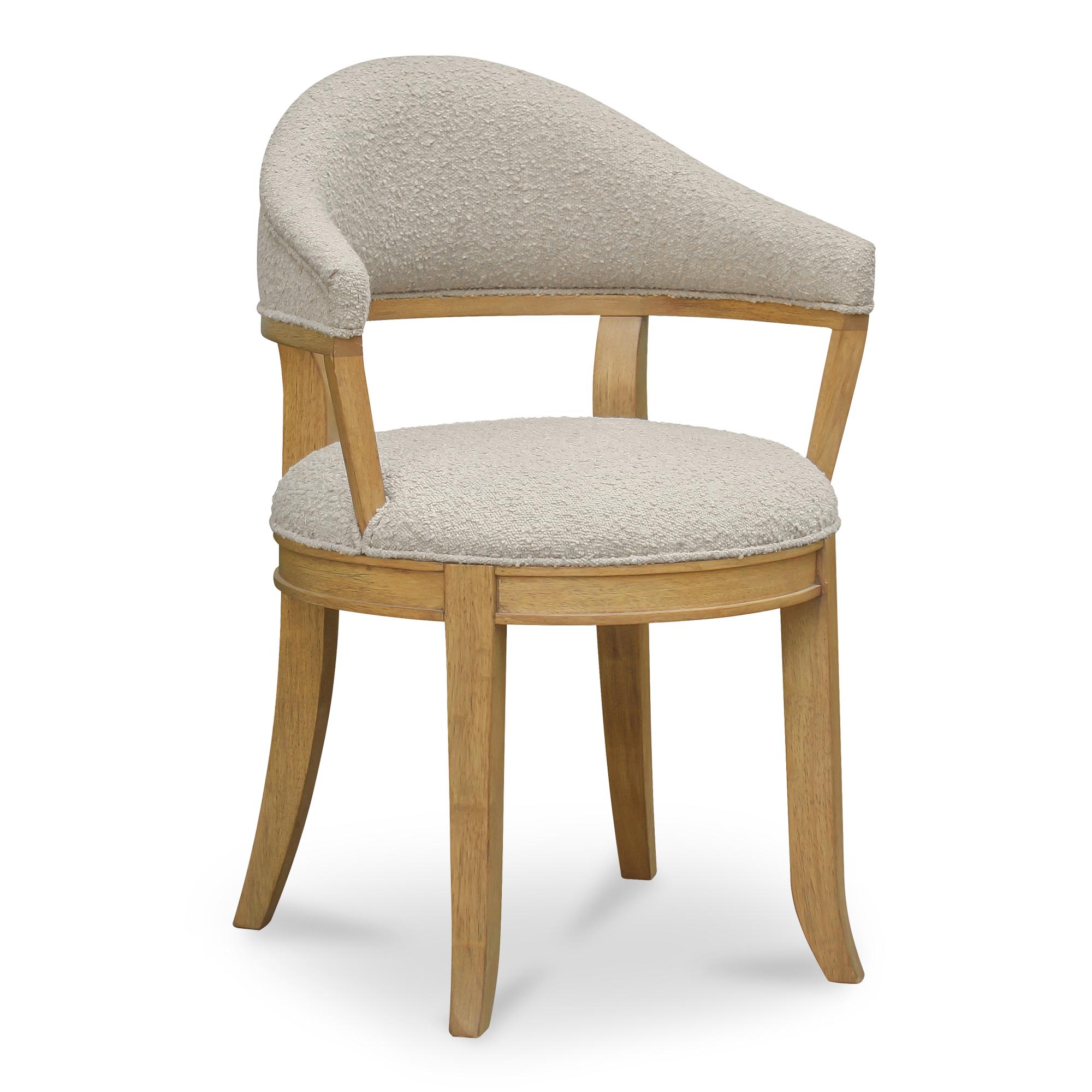 Carlos Dining Chair Taupe 2 Carlos Dining Chair Taupe - Image 2