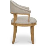 Carlos Dining Chair Taupe EM-1009-21 EM 1009 21 Carlos side right shadsilo