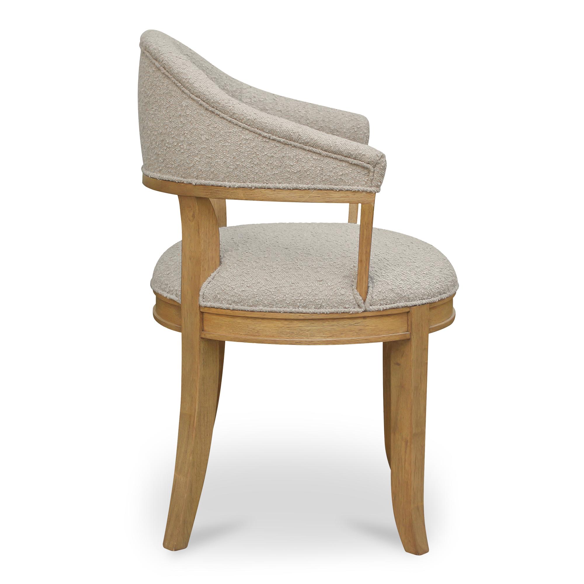 Carlos Dining Chair Taupe 3 Carlos Dining Chair Taupe - Image 3