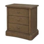 Clarence Nightstand Warm Brown 8 Clarence Nightstand Warm Brown EM-1012-03 EM 1012 03 Clarence diagL shadsilo