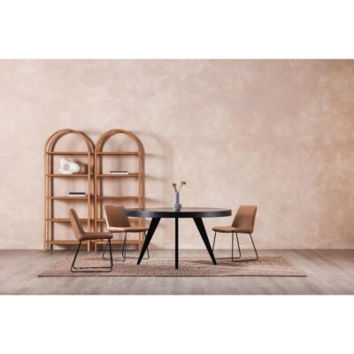 Villa Dining Chair Light Brown-Set Of Two EQ-1010-21 EQ 1010 21 50