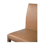 Frankie Dining Chair Tan Leather (Set of 2) - Image 4