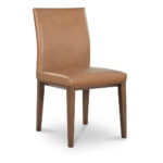 Frankie Dining Chair Tan Leather (Set of 2) - Image 3