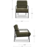 Verlaine Chair Olive 5 Verlaine Chair Olive EQ-1013-27 EQ 1013 27 70 dim
