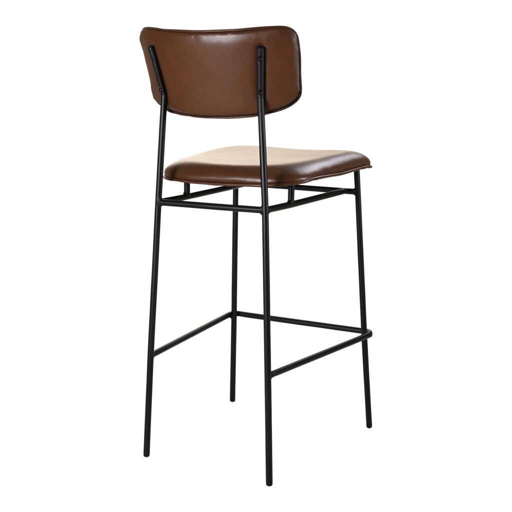 Sailor Bar Stool Dark Brown - Image 4