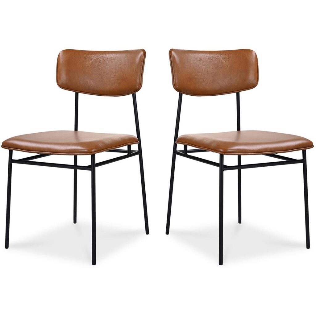 Sailor Dining Chair Brown - Set Of Two - Image 2