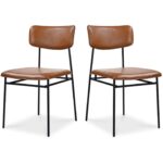 Sailor Dining Chair Brown - Set Of Two 10 Sailor Dining Chair Brown - Set Of Two EQ-1016-03 EQ 1016 03 81