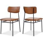 Sailor Dining Chair Brown - Set Of Two 11 Sailor Dining Chair Brown - Set Of Two EQ-1016-03 EQ 1016 03 82