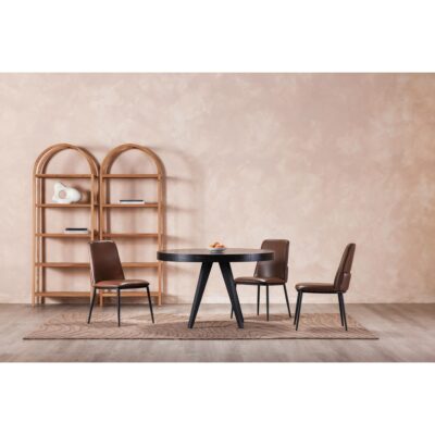 Douglas Dining Chair Dark Brown - Set Of Two EQ-1017-20 EQ 1017 20 50