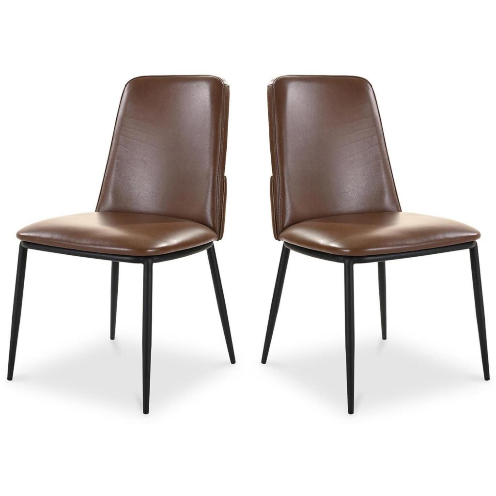 Douglas Dining Chair Dark Brown - Set Of Two - Image 2