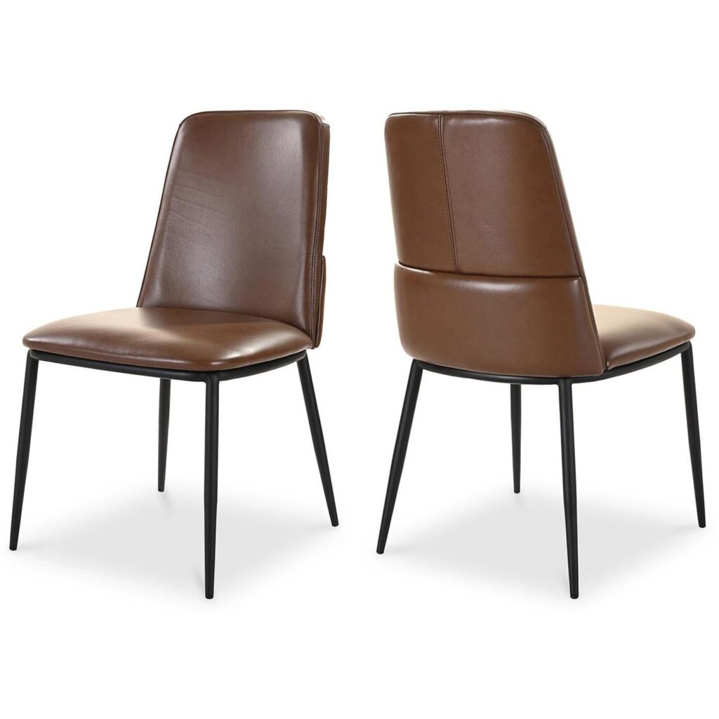 Douglas Dining Chair Dark Brown - Set Of Two - Image 3