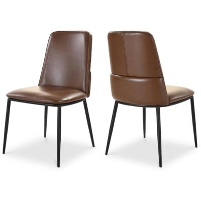 Douglas Dining Chair Dark Brown - Set Of Two EQ-1017-20 EQ 1017 20 82