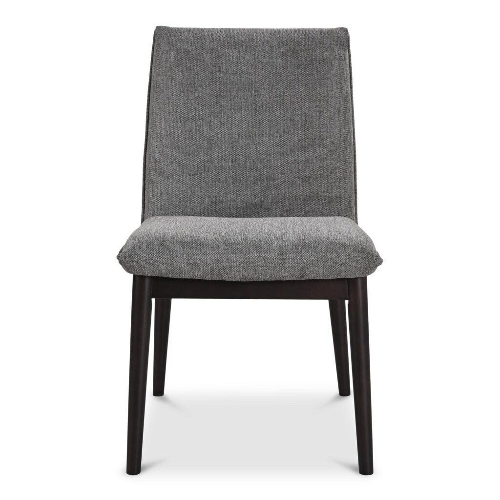 Charlie Dining Chair Dark Grey – Set Of Two - Image 3