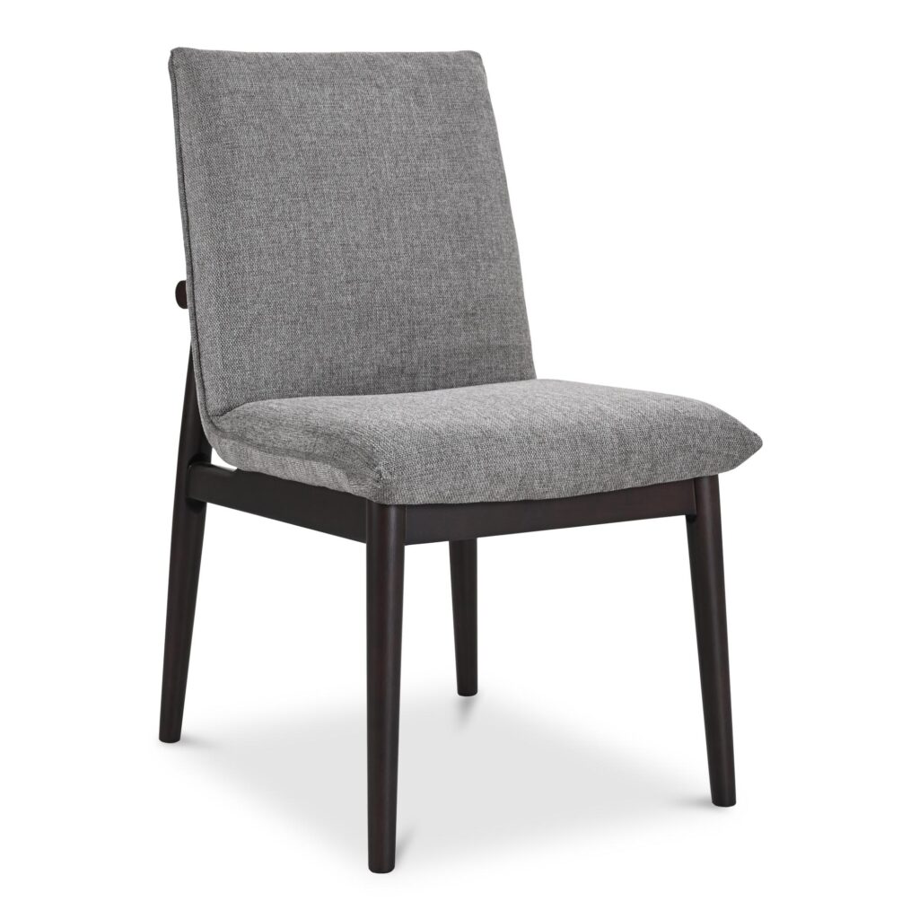 Charlie Dining Chair Dark Grey – Set Of Two - Image 4