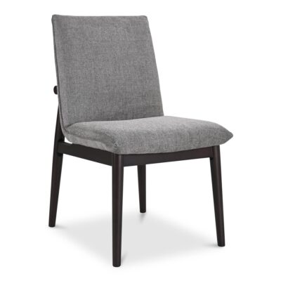 Charlie Dining Chair Dark Grey – Set Of Two EQ-1023-25 EQ 1023 25 01