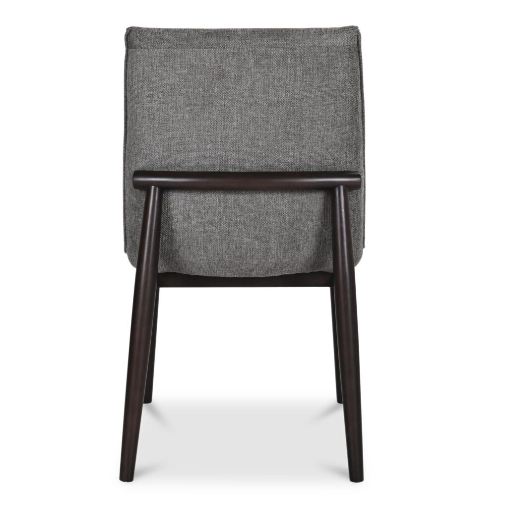 Charlie Dining Chair Dark Grey – Set Of Two - Image 6