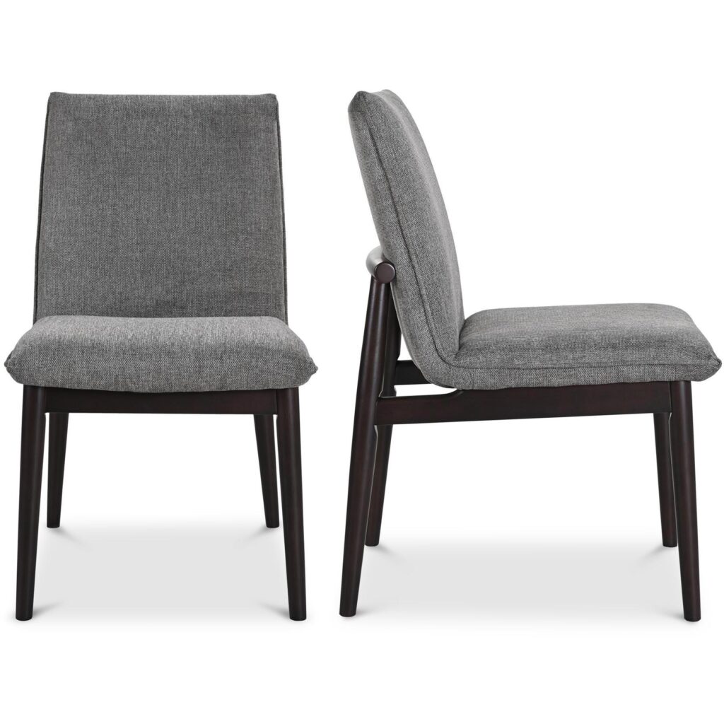 Charlie Dining Chair Dark Grey – Set Of Two