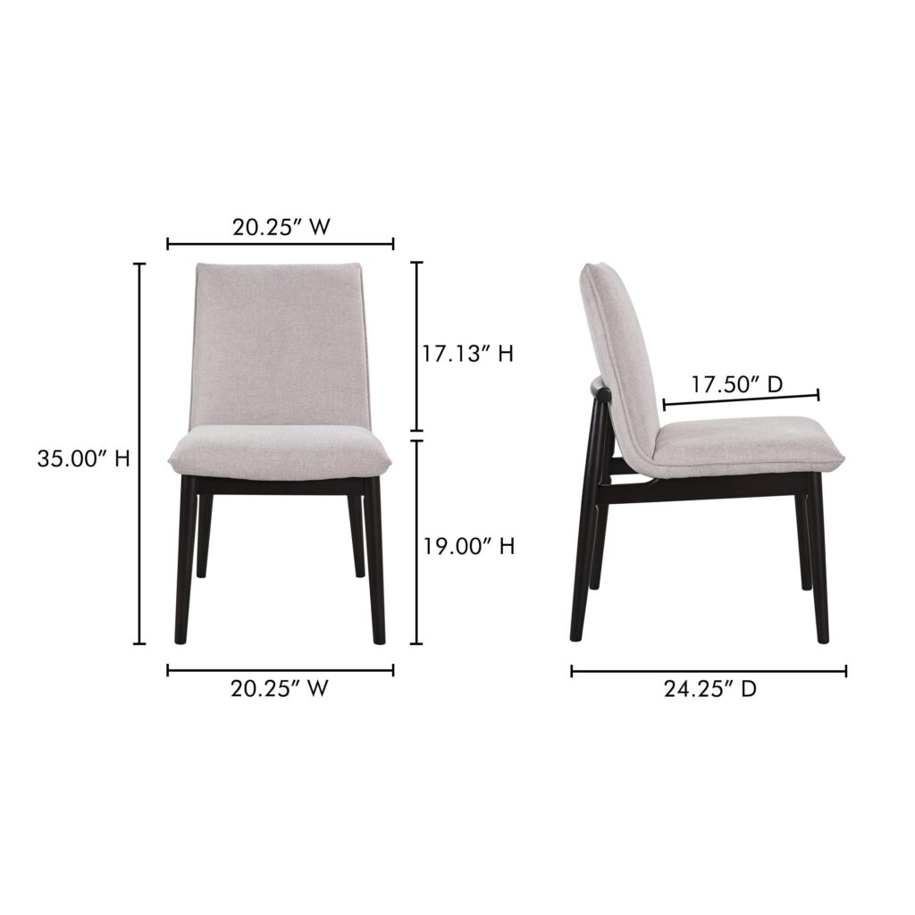 Charlie Dining Chair Beige– Set Of Two - Image 10